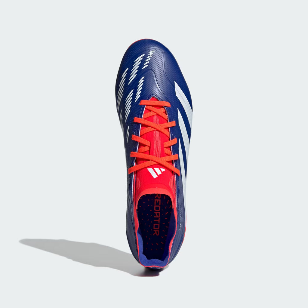 Adidas Predator League FG Lucid Blue Cloud White Solar Red