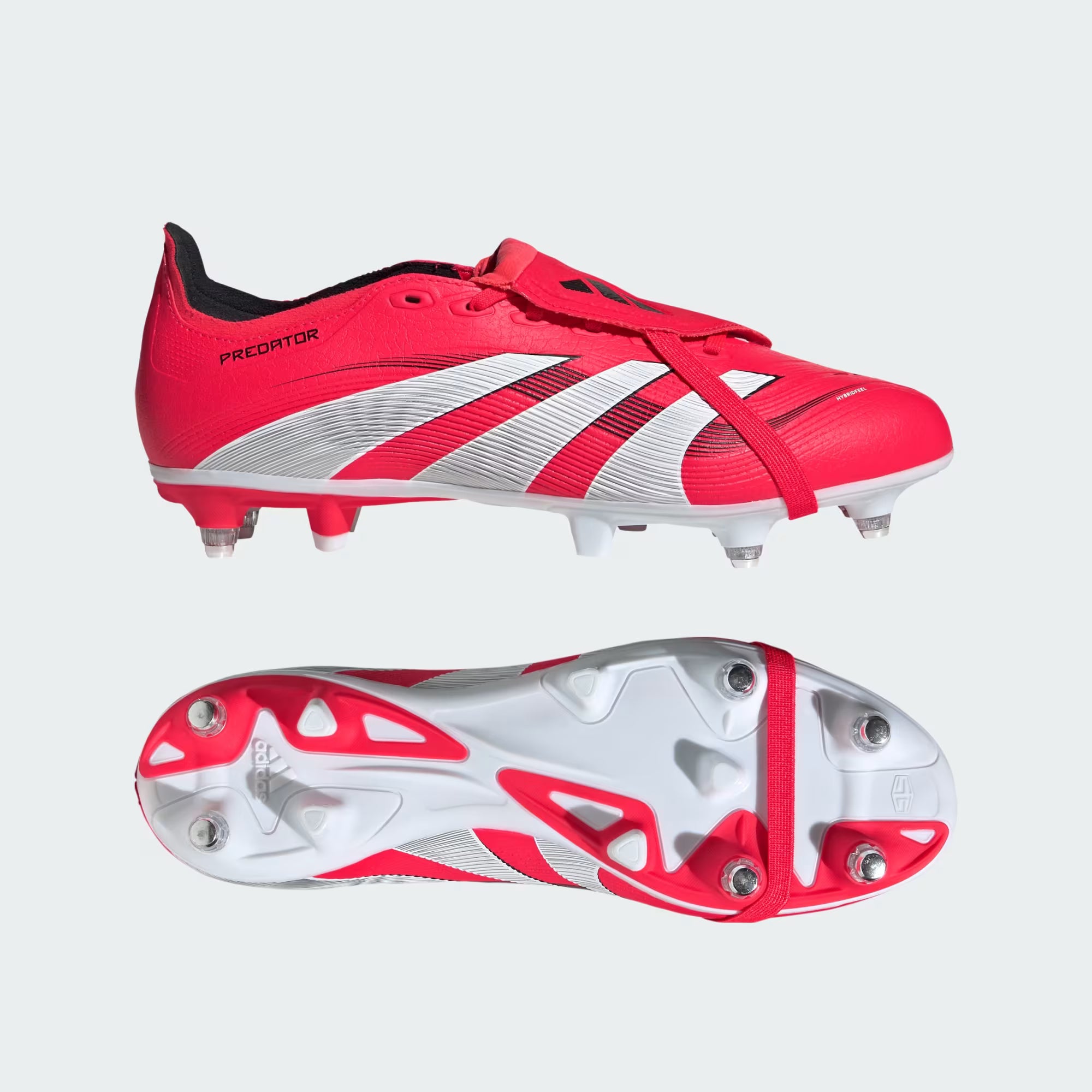 Adidas Predator League Fold-Over Tongue SG Lucid Red Cloud White Core Black
