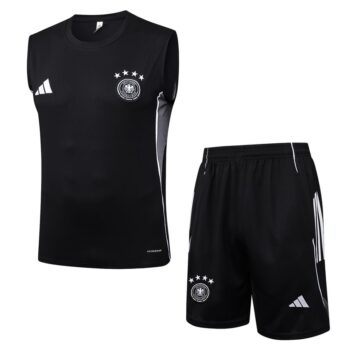 Debardeur Short Allemagne 2025 2026 Noir Blanc