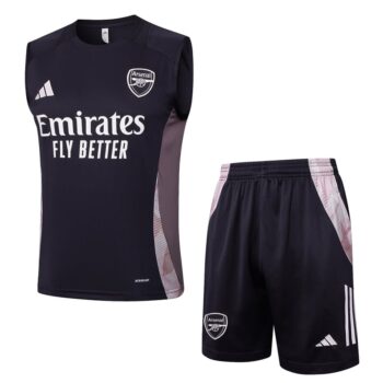 Debardeur Short Arsenal 2024 2025 Noir Rose