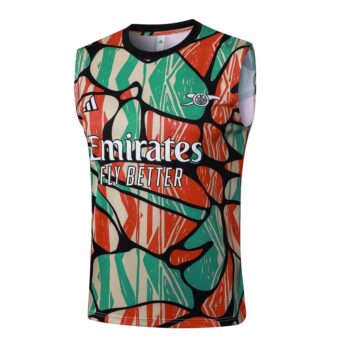 Alternative view of Debardeur Short Arsenal 2024 2025 Rouge Vert