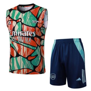 Debardeur Short Arsenal 2024 2025 Rouge Vert