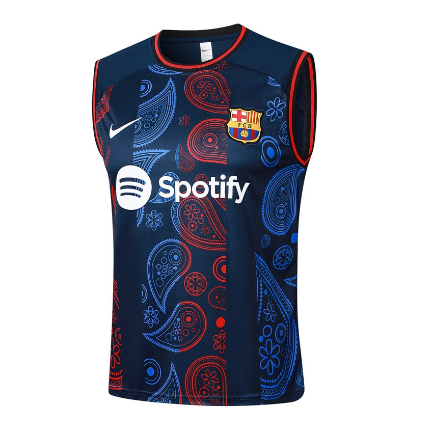 Debardeur Short Barca 2024 2025 Bleu Motif – Image 2