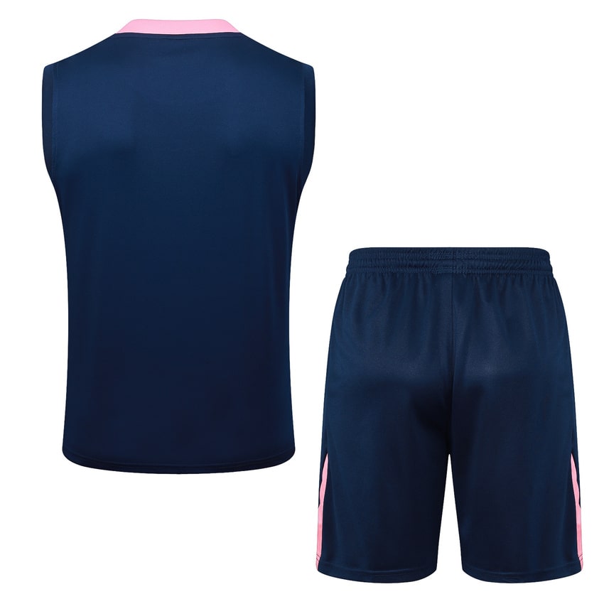 Debardeur Short Barca 2025 2026 Bleu Rose Motif – Image 4