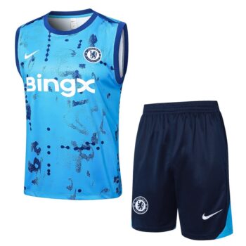 Debardeur Short Chelsea 2024 2025 Bleu Ciel