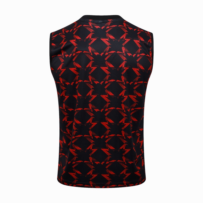 Debardeur Short Manchester United 2024 2025 Noir Rouge – Image 3