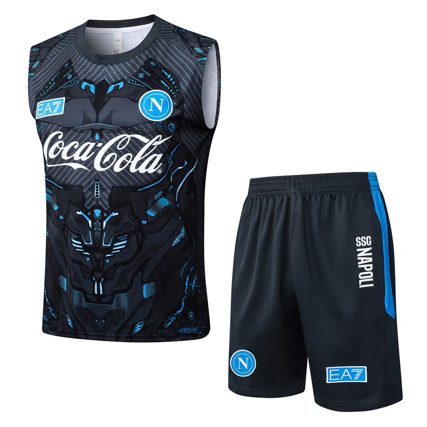 Debardeur Short Naples 2025 2026 Noir Motif