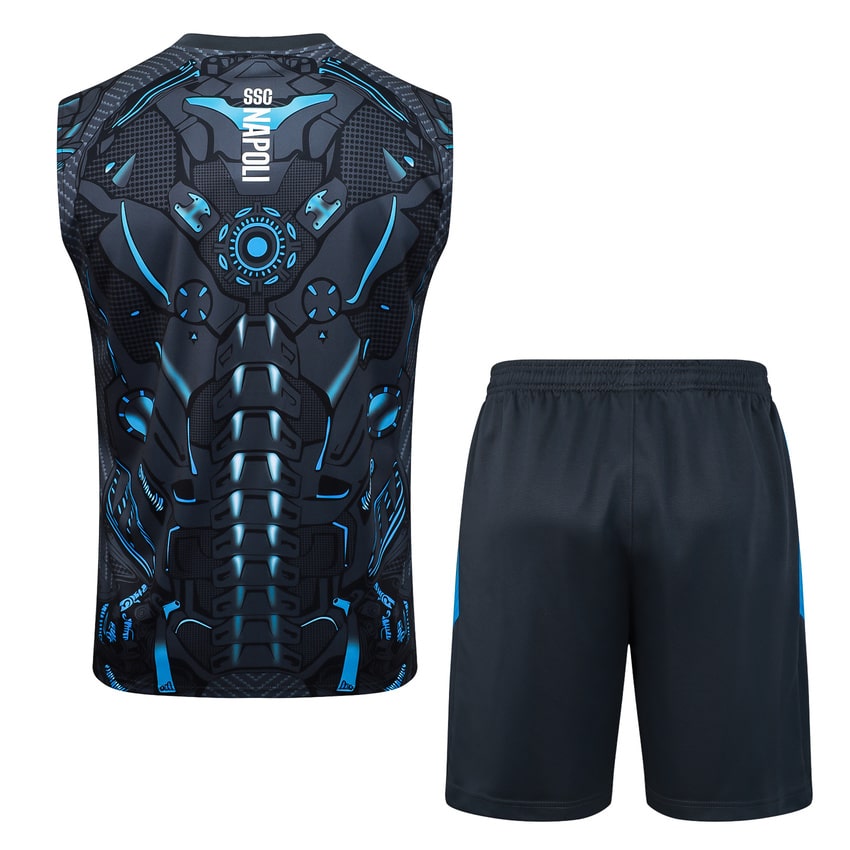 Debardeur Short Naples 2025 2026 Noir Motif – Image 4