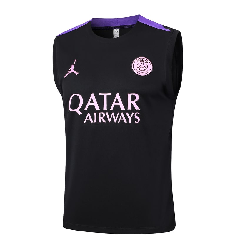 Debardeur Short PSG 2024 2025 Noir Violet – Image 2