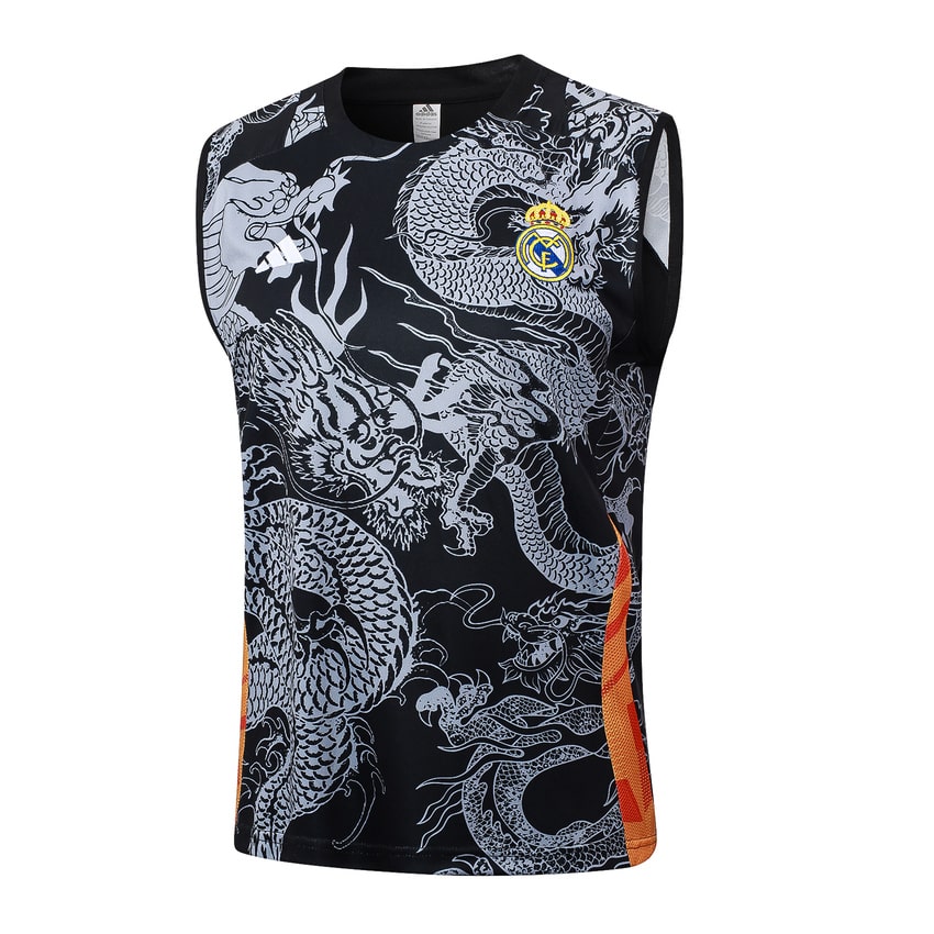 Debardeur Short Real Madrid 2024 2025 Noir Nuit – Image 2