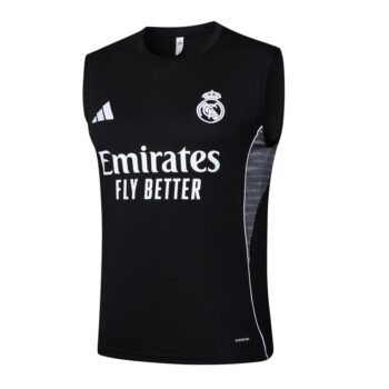 Alternative view of Debardeur Short Real Madrid 2024 2025 Noir Sombre