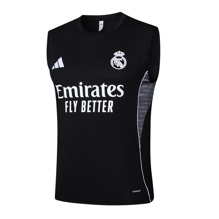 Debardeur Short Real Madrid 2024 2025 Noir Sombre – Image 2