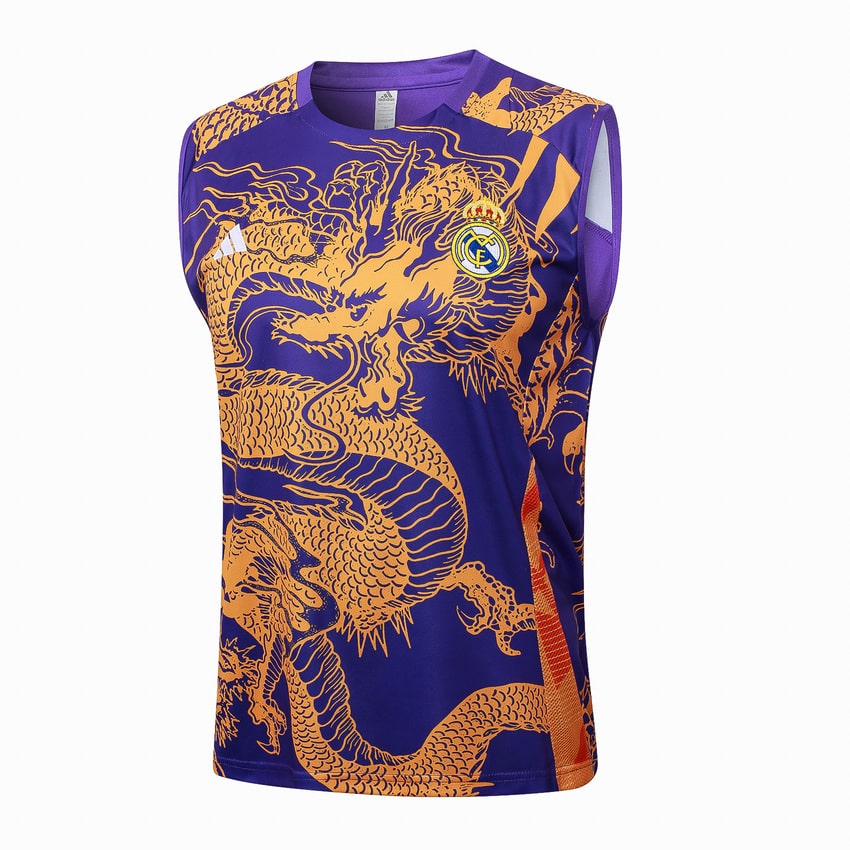 Debardeur Short Real Madrid 2024 2025 Violet Dragon – Image 2