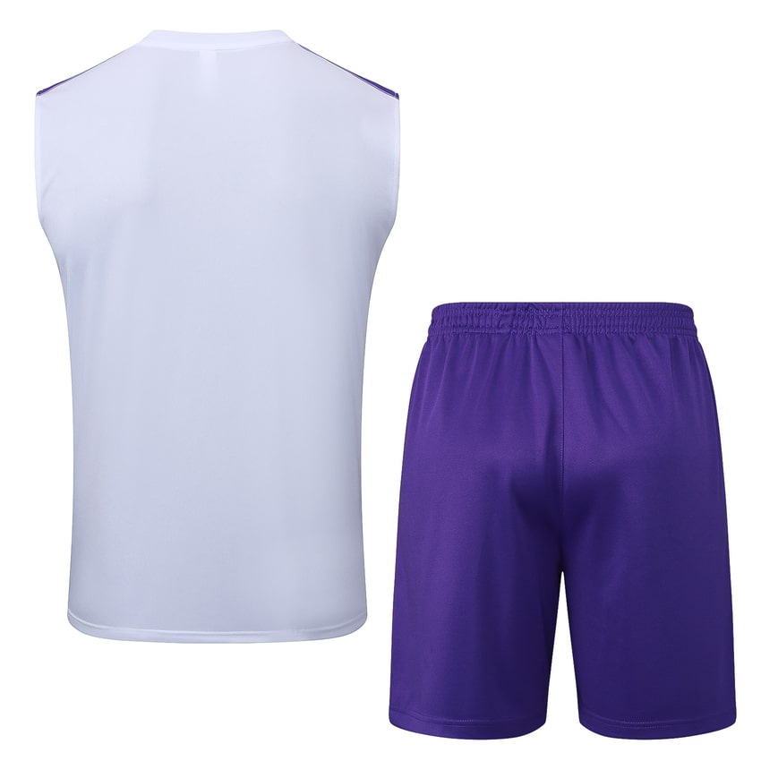 Debardeur Short Real Madrid 2025 2026 Blanc Violet – Image 4