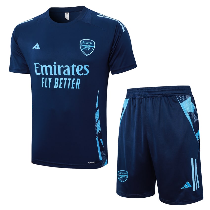 Ensemble Maillot Short Arsenal 2024 2025 Bleu