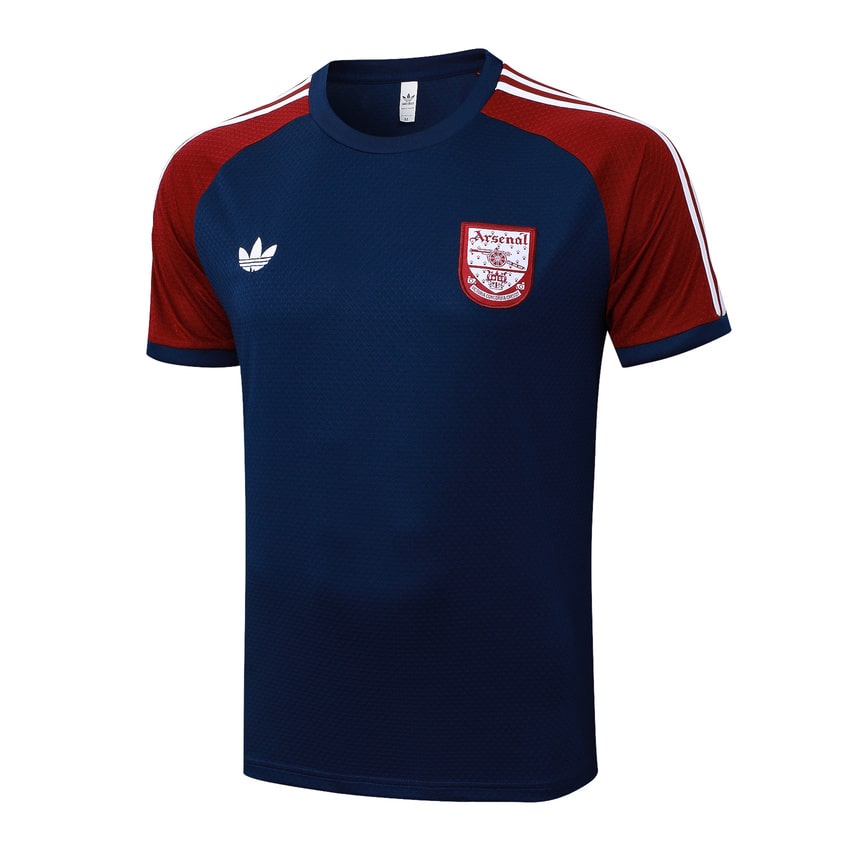 Ensemble Maillot Short Arsenal 2025 2026 Bleu Rouge – Image 2