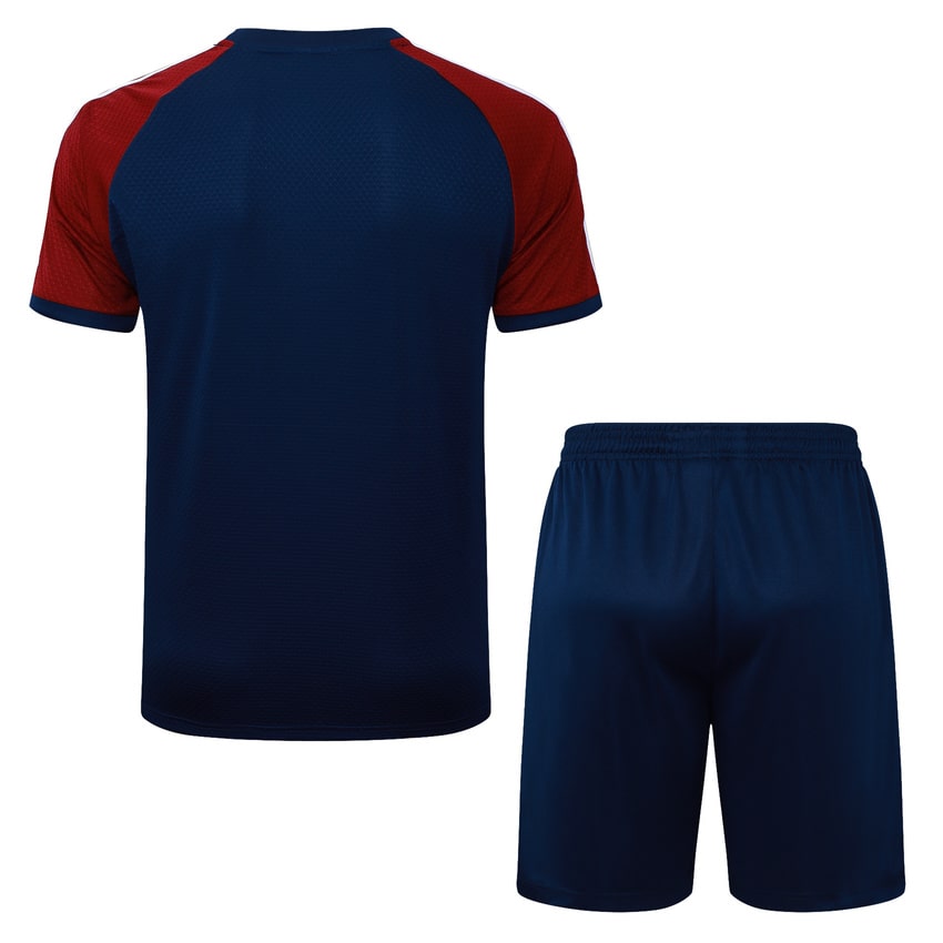 Ensemble Maillot Short Arsenal 2025 2026 Bleu Rouge – Image 4