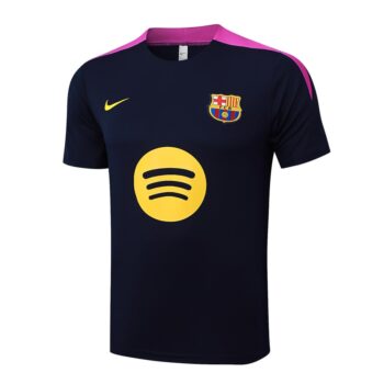 Alternative view of Ensemble Maillot Short Barca 2025 2026 Noir Rose