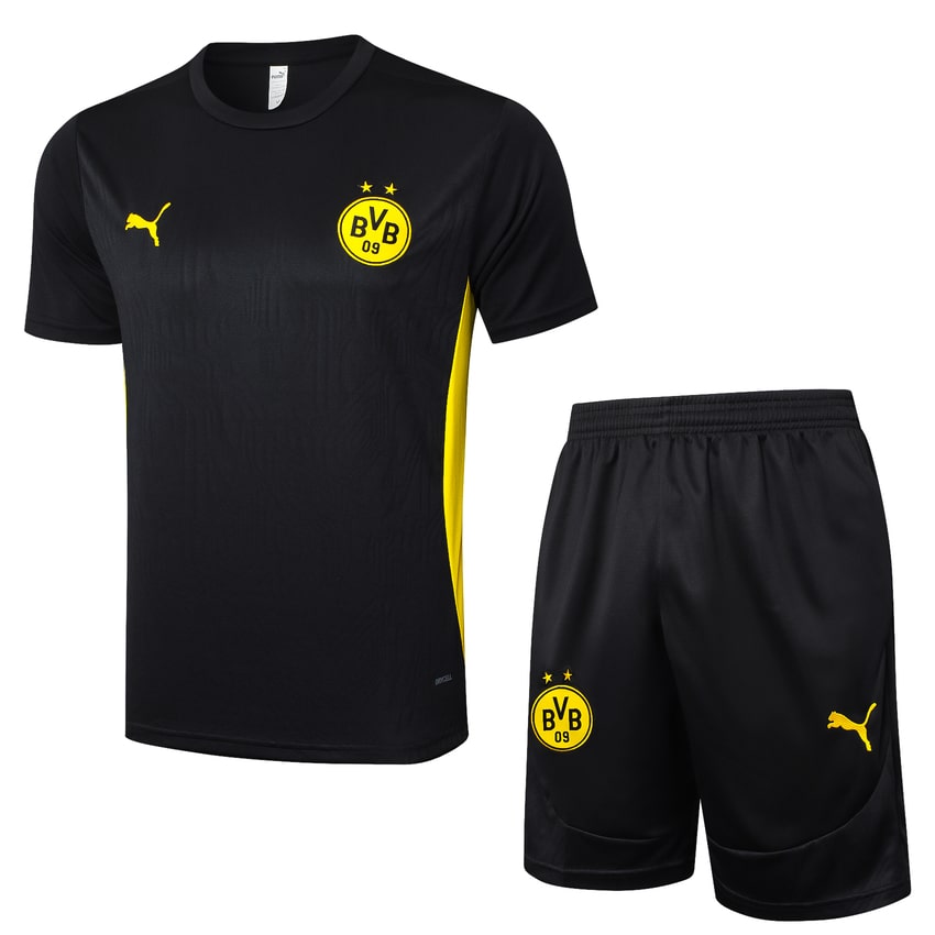 Ensemble Maillot Short Dortmund 2024 2025 Noir