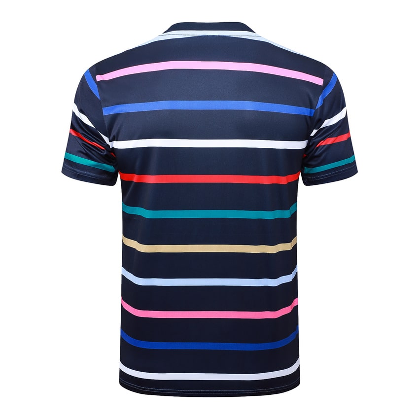 Ensemble Maillot Short Equipe de France 2024 2025 Bleu Motif – Image 3