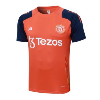 Alternative view of Ensemble Maillot Short Manchester United 2024 2025 Orange