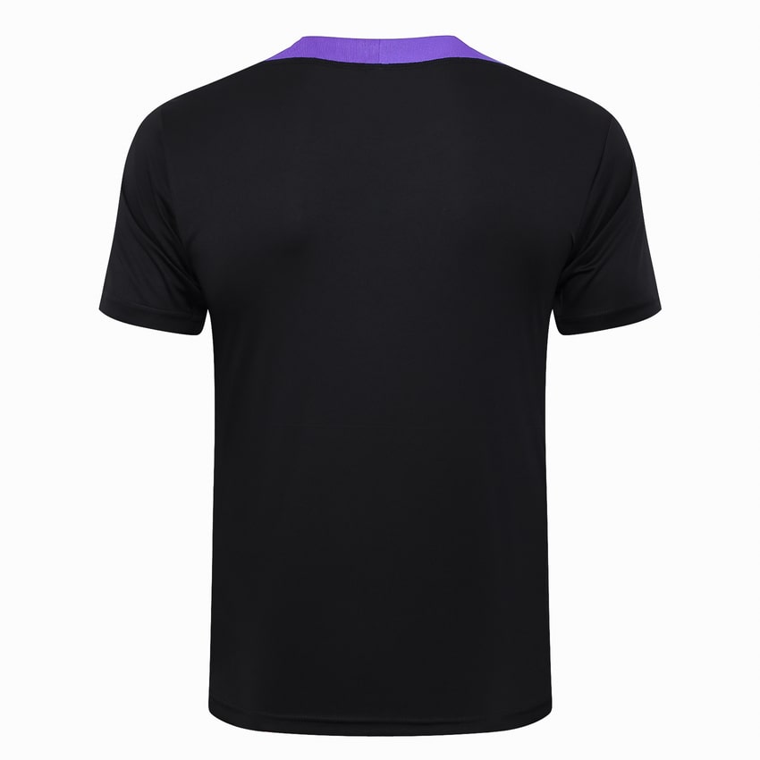 Ensemble Maillot Short PSG 2024 2025 Noir Violet – Image 3