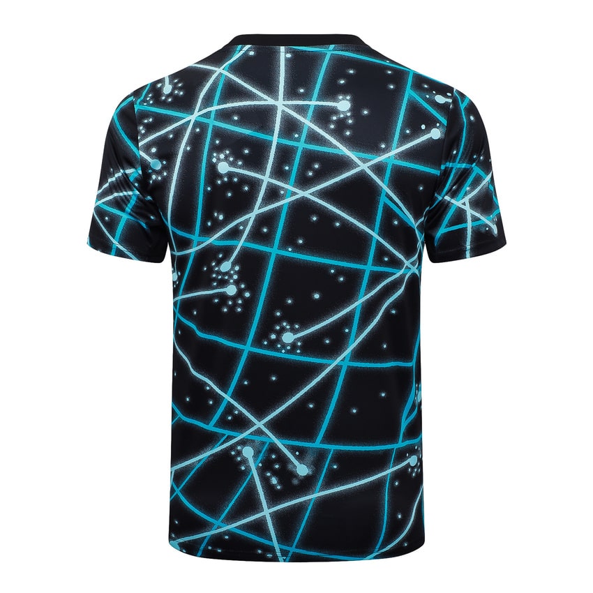 Ensemble Maillot Short PSG 2025 2026 Noir Bleu Ciel – Image 3