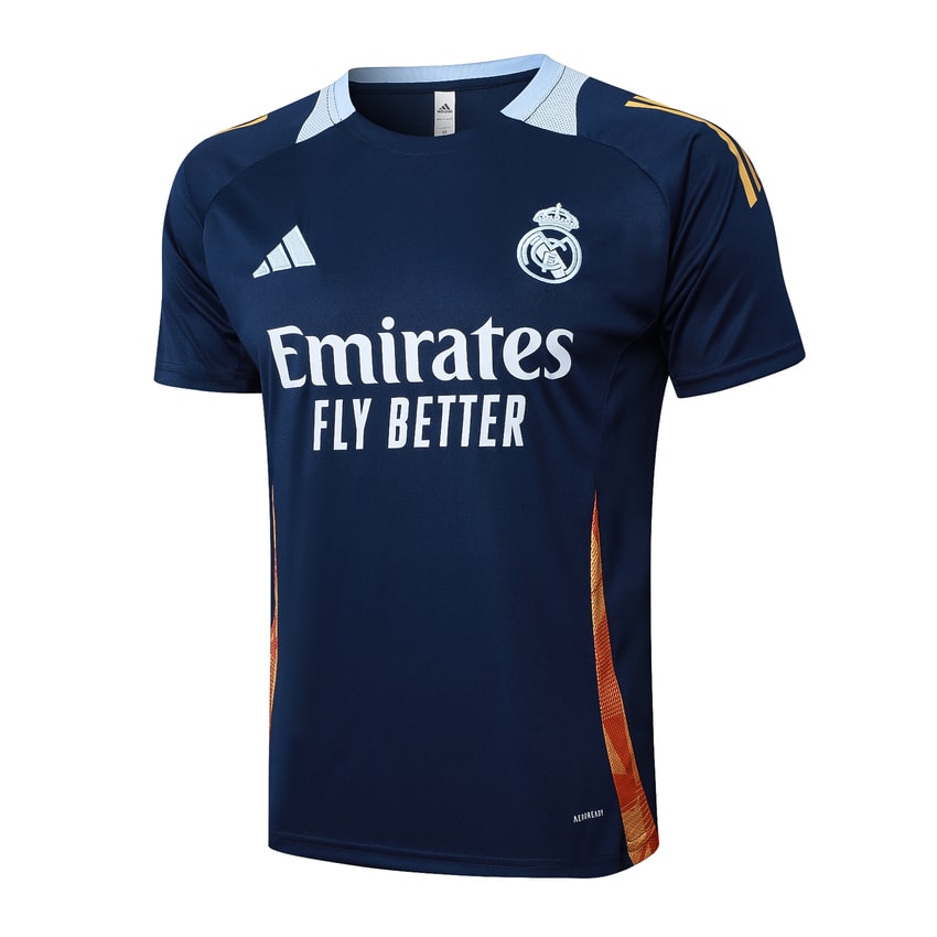 Ensemble Maillot Short Real Madrid 2024 2025 Bleu Sombre – Image 2