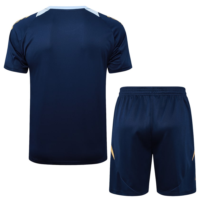 Ensemble Maillot Short Real Madrid 2024 2025 Bleu Sombre – Image 4