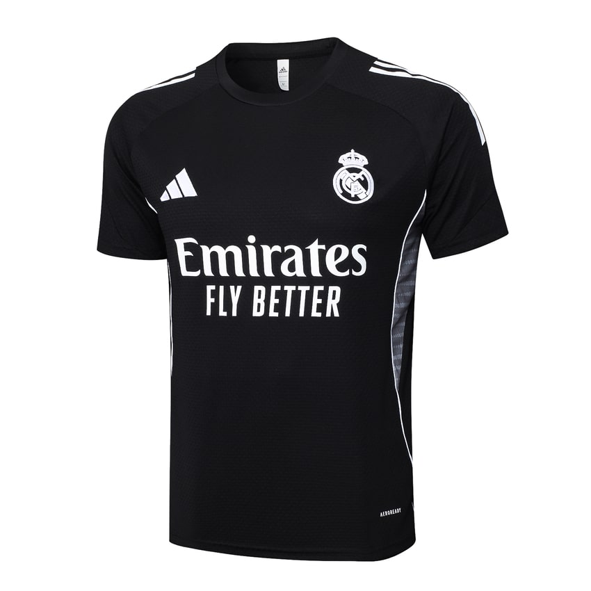 Ensemble Maillot Short Real Madrid 2024 2025 Noir Sombre – Image 2
