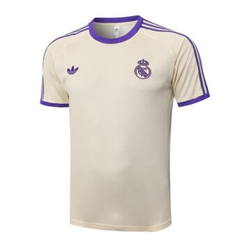 Alternative view of Ensemble Maillot Short Real Madrid 2025 2026 Beige Violet