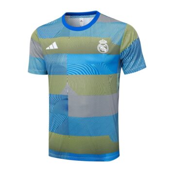 Alternative view of Ensemble Maillot Short Real Madrid 2025 2026 Bleu Vert