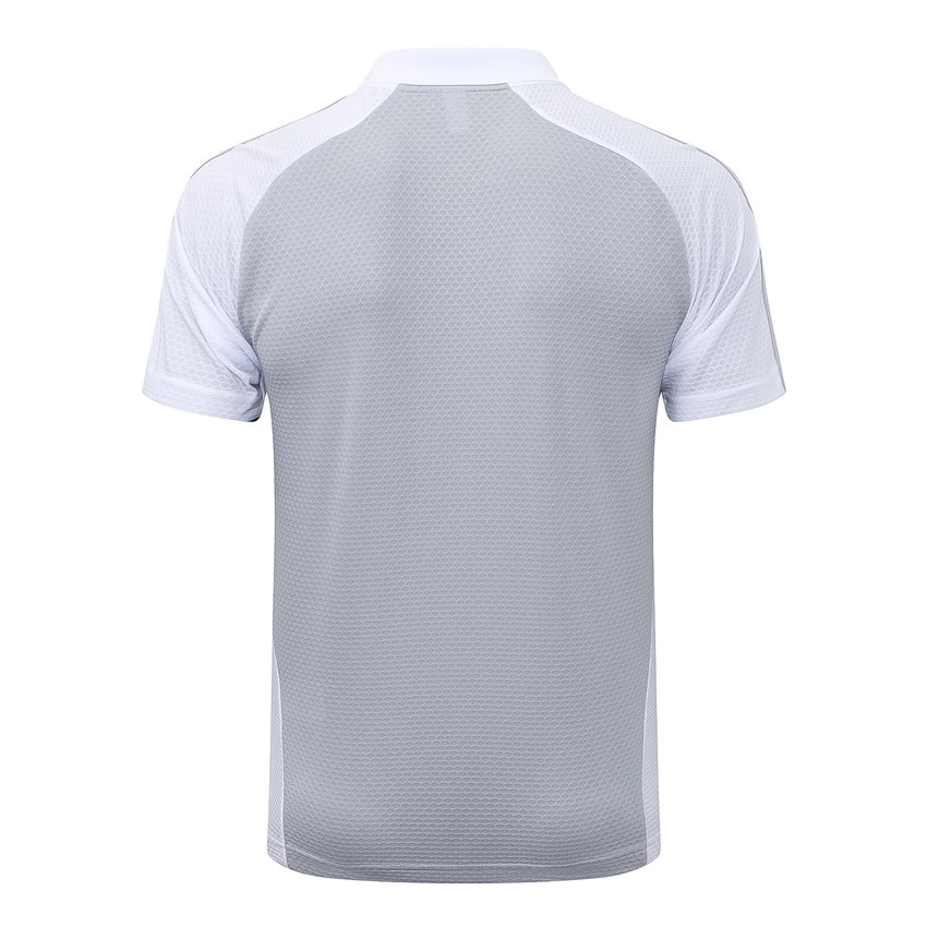 Survetement Real Madrid Polo 2025 2026 Gris Blanc – Image 3