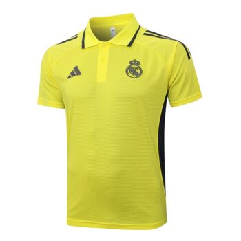 Alternative view of Survetement Real Madrid Polo 2025 2026 Jaune Clair