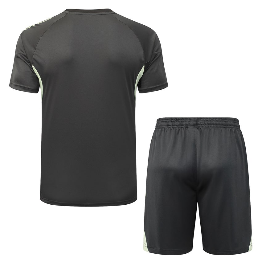 Ensemble Maillot Short Real Madrid 2025 2026 Noir Jaune – Image 4