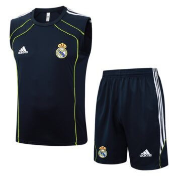 Debardeur Short Real Madrid 2025 2026 Noir Nuit