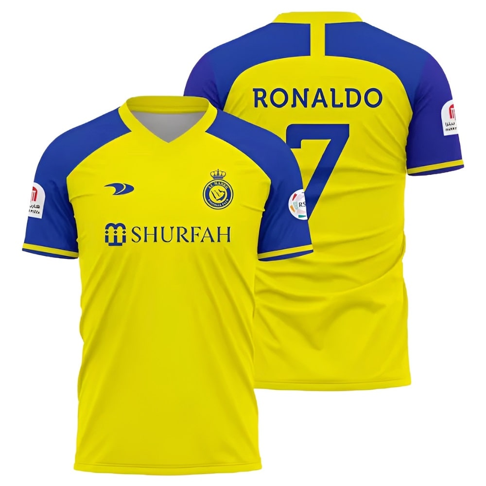 MAILLOT AL NASSR RONALDO DOMICILE 2022 2023