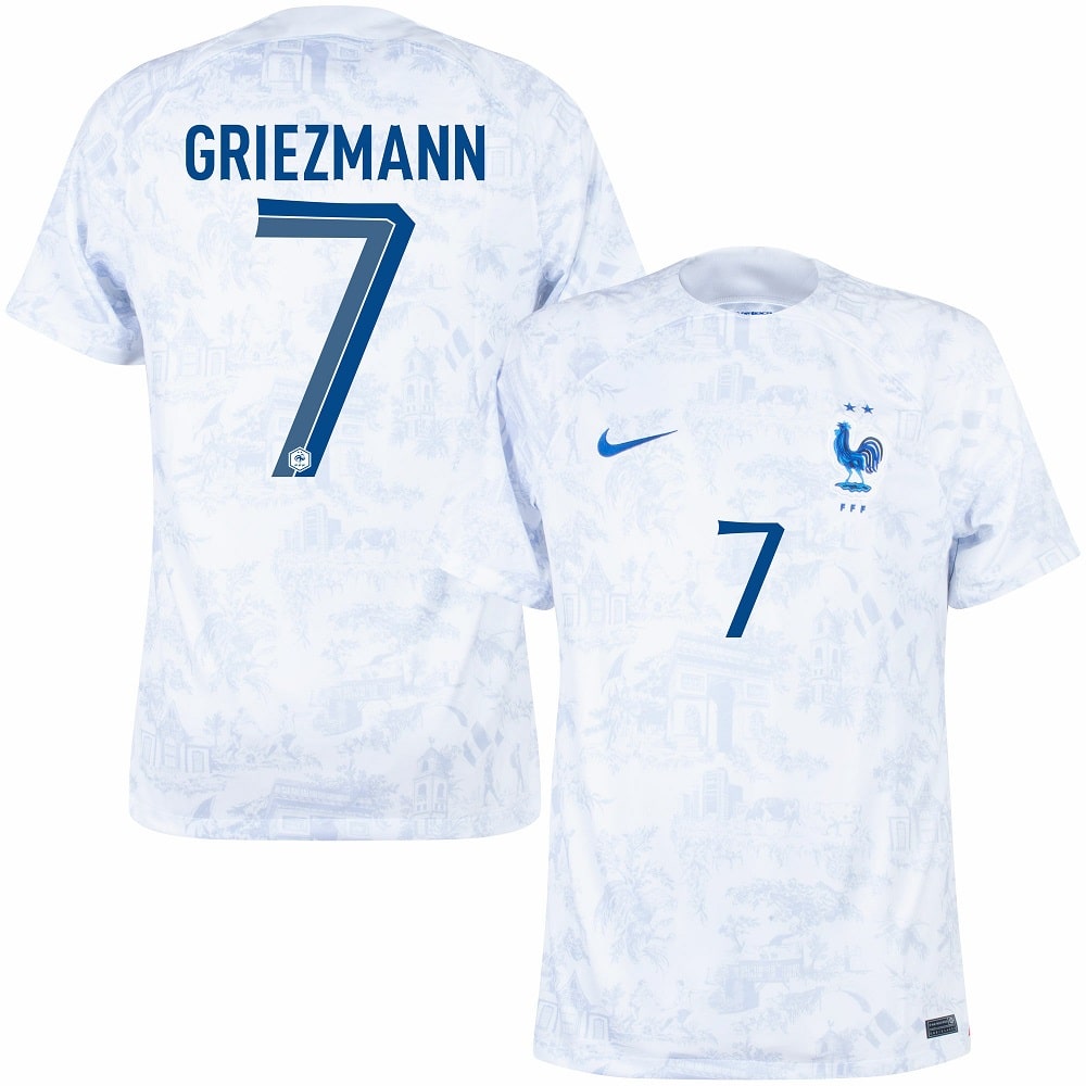 MAILLOT EQUIPE DE FRANCE EXTERIEUR COUPE DU MONDE 2022 GRIEZMANN