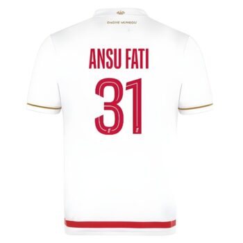 Alternative view of Maillot AS Monaco Domicile 2025 2026 Ansu Fati