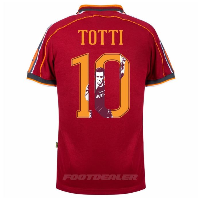 Maillot AS Roma Domicile 1998 1999 Totti – Image 2