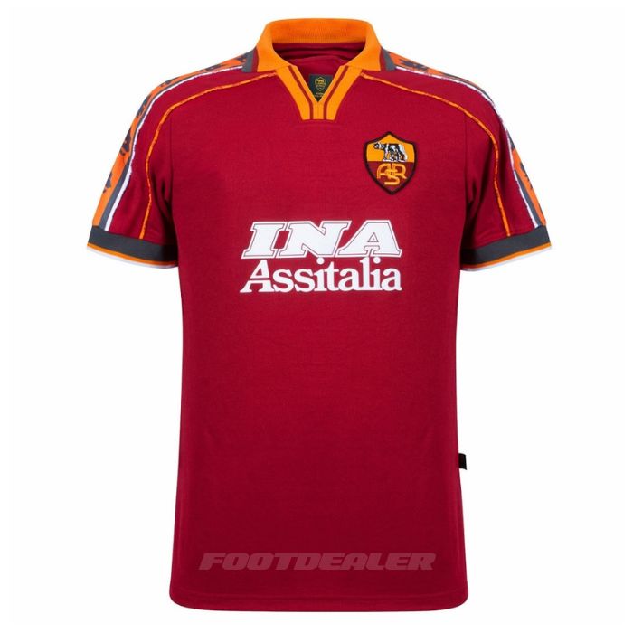 Maillot AS Roma Domicile 1998 1999 Totti – Image 3
