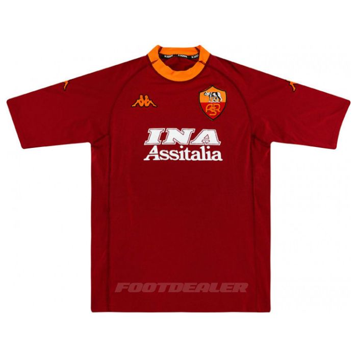 Maillot AS Roma Domicile 2000 2001 Batistuta – Image 2