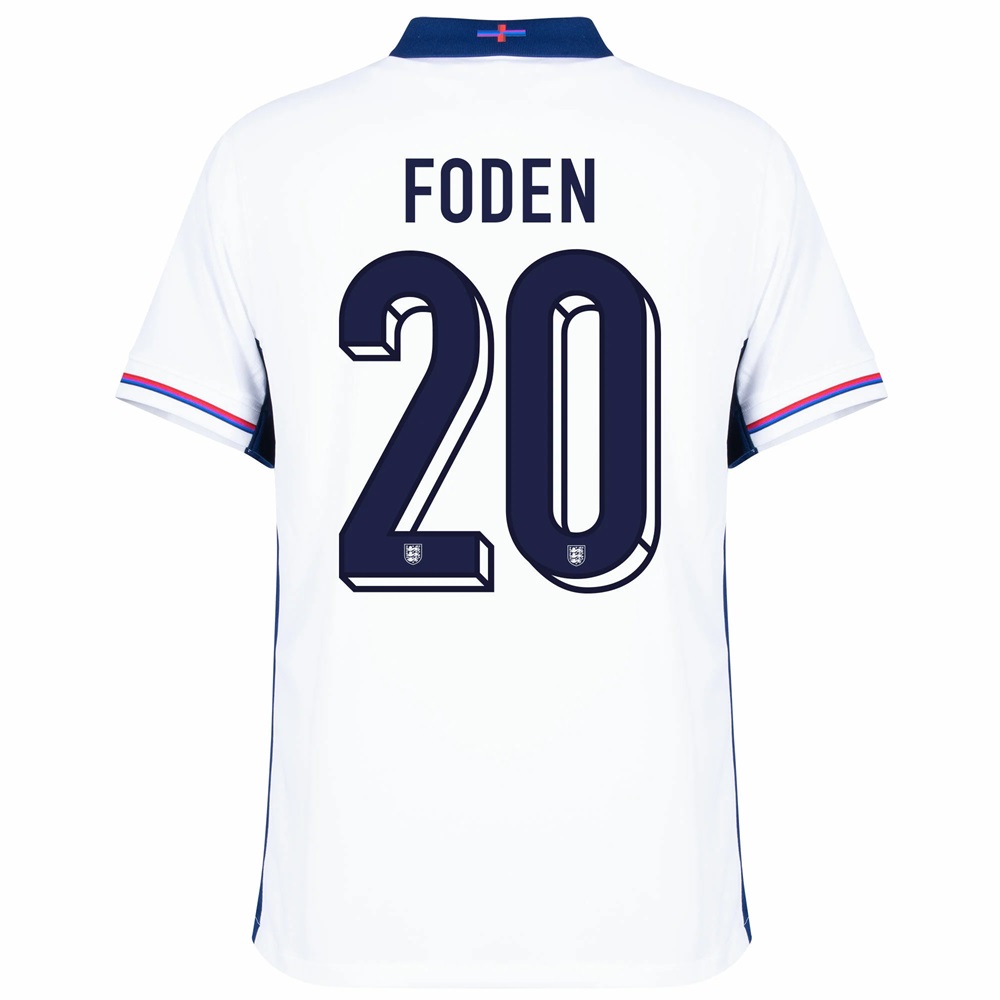 Maillot Angleterre Domicile 2024 2025 Foden – Image 3