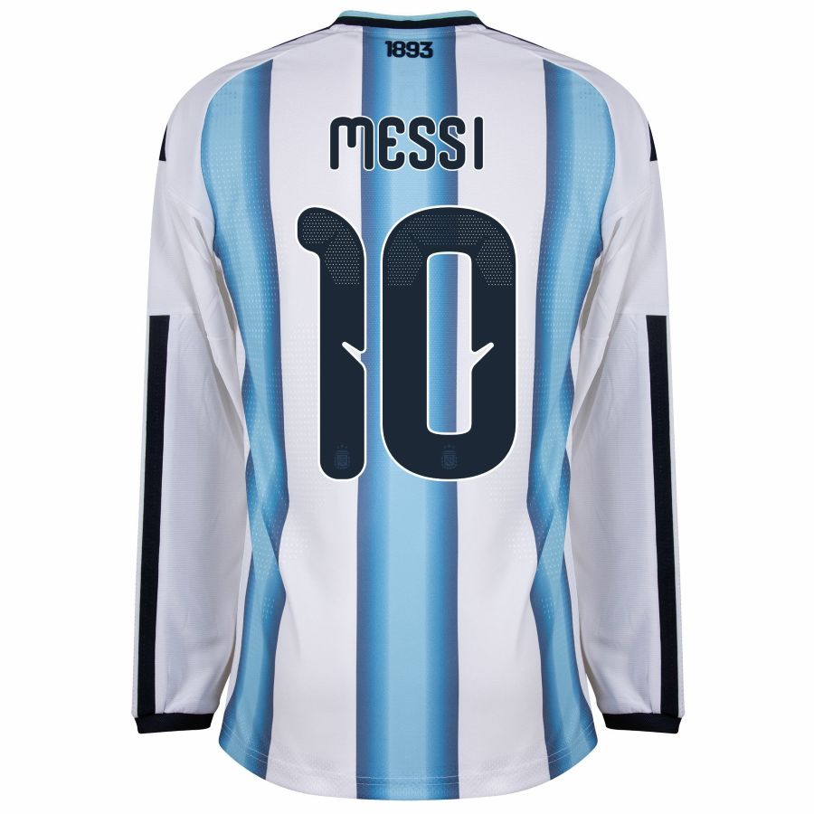 Maillot Argentine Domicile 2026 2027 Messi Manches Longues – Image 2