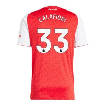 Alternative view of Maillot Arsenal Domicile 2025 2026 Calafiori