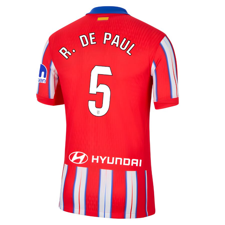 Maillot Kit Enfant Atletico Madrid Domicile 2024 2025 De Paul – Image 2