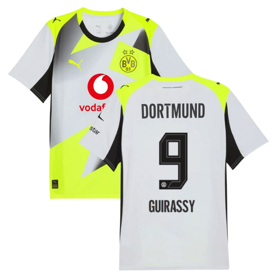 Maillot BVB Dortmund Exterieur 2025 2026 Guirassy