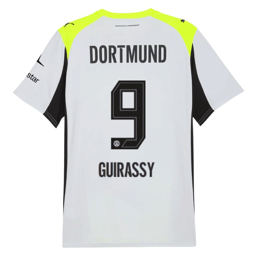 Maillot BVB Dortmund Exterieur 2025 2026 Guirassy – Image 2