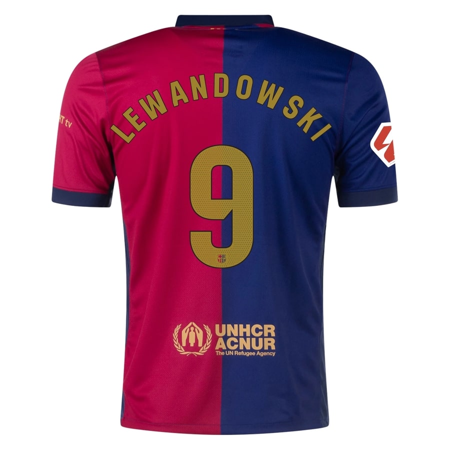 Maillot Barca 2024 2025 Domicile Lewandowski – Image 2