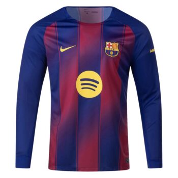 Maillot Barca 2025 2026 Domicile Manches Longues
